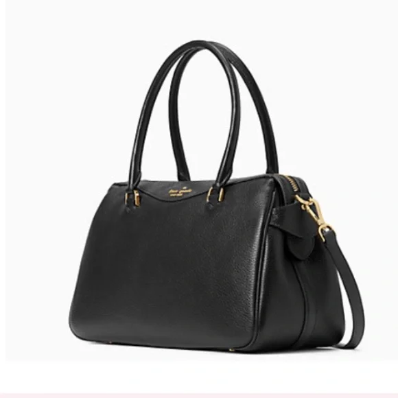 NWT Kate spade Black Mimi Satchel handbag crossbody bag - Picture 3 of 12